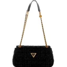 Guess Black GIULLY Medium Convertible Shoulder Bag-image-12