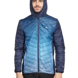 Wildcraft Navy Regular Fit Colour Block Hooded Jacket-7