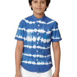 Under Fourteen Only Kids Blue Tie Dye Shirt-image-88