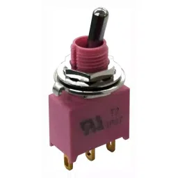 MULTICOMP PRO Toggle Switches TOGGLE SW, SPDT, 5A, 125VAC/28VDC, PANEL, MP-T2-2B-A-T2-S-03.-1