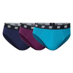 CR7 Multicolor Comfort Fit Basic Briefs - Pack of 3-picture-35