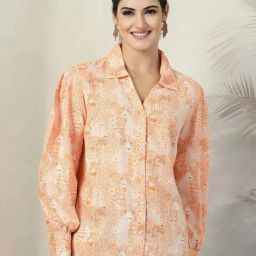 Melon By plusS Orange Printed Shirt-picture-18