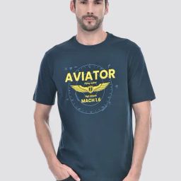 Numero Uno Teal Cotton Regular Fit Printed T-Shirt-image-33