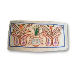 Swadeh Multicolor Wool Woven Paisely Paradise Living Room Rug-picture-24