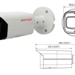 CP Plus 4 MP Bullet CCTV Security Camera CP-UNC-TB41ZL6-VMD-28