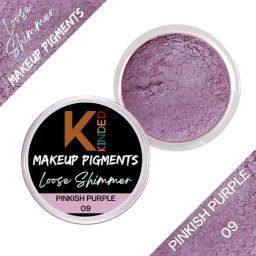 KINDED Loose Shimmer Makeup Pigments Powder Eyeshadow Highlighter 09 Pinkish Purple - 3 gm-6