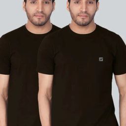 Lux Nitro Black Regular Fit T-Shirt Pack of - 2-image-88