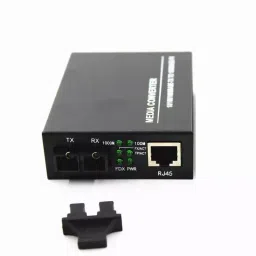 Hanutech Single Mode Dual Fiber Ethernet to Fiber Gigabit Media Converter 10/100/1000Mbps-10