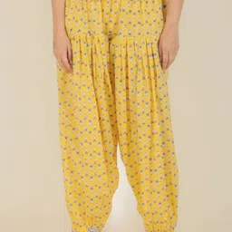 Aramya Women Printed Loose Fit Cotton Salwar-image-92