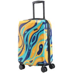 Nasher Miles Manali Hard-sided Polycarbonate Cabin Orange Multicolor 20 inch |55cm Trolley bag-image-41