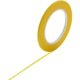 NICHIBAN Clear Line Tape PVC Film Yellow 3 mm x 10 m for Curve Line, No.536 (Pack of 40 Roll)-image-94