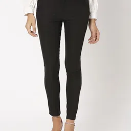Smarty Pants Women Sharp Skinny Fit Easy Wash Formal Trousers-image-92