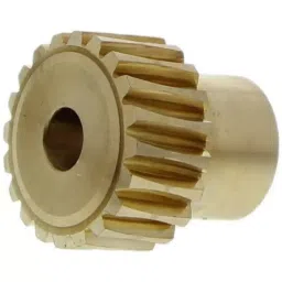 RS PRO Bronze0.8 Module Worm Wheel Gear20 Tooth12mm Hub Diam, 16.11mm Pitch Diam. 18mm Face 5216828-image-19