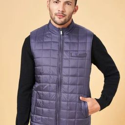 Byford by Pantaloons Purple Regular Fit Quilted Jacket-48