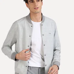 ONEMILE Men Stand Collar Casual Bomber Jacket-picture-8