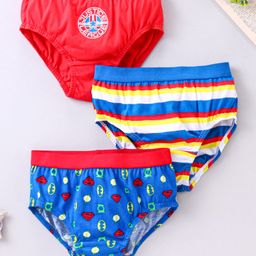 Red Rose Briefs Justice League Print Pack Of 3 - (Color May Vary)-image-14