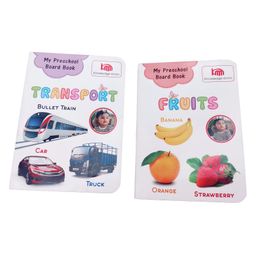 Board Books my preschool learning and ed (Pack Of 2)|Attractive Pictures,Vibrant Colours|Specially for kids-59