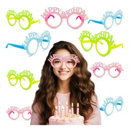 ZYOZI Multicolor Happy Birthday Eye Glasses, Colorful Birthday Eyeglasses Eyewear for Kids (PACK OF 12)-11