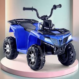 Battery Operated Monster ATV with Light USB Music - Blue-3