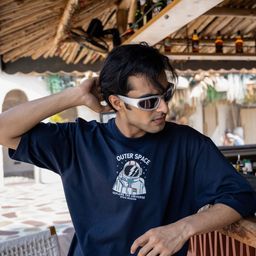 BonOrganik Graphic Printed Drop-Shoulder Sleeves Oversize Cotton T-shirt-picture-25