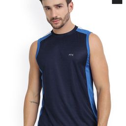 FTX Pack Of 2 Colourblocked Round Neck Breathable Gym Vests 709-6_709-10-S-picture-46