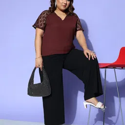 CURVE BY KASSUALLY Plus Size Top-35