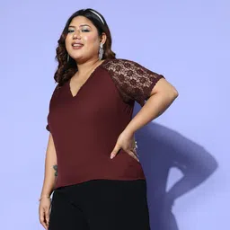CURVE BY KASSUALLY Plus Size Top image 4