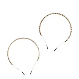 Aldo Grey Embellished Hair Band - Pack of 2-picture-8