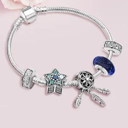 Peora Silver-Plated Cubic Zirconia Studded Bracelet-image-75