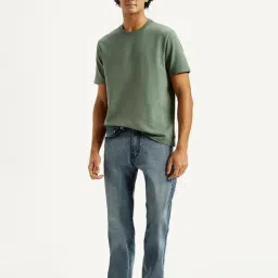 Levi's Men's 505 Straight Fit Blue Jeans-picture-34