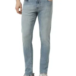 Peter England Blue Cotton Slim Fit Jeans-picture-47