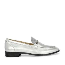 Carlo Romano Women's Silver Flat Ballets-picture-29
