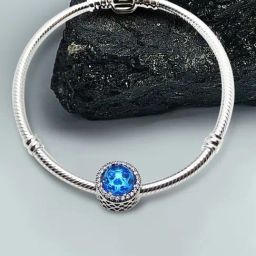 Peora Silver-Plated Cubic Zirconia Studded Bracelet-image-29