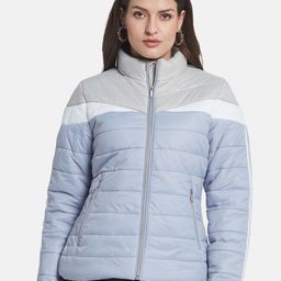 METTLE Women Colourblocked Woven Jacket-picture-35