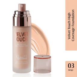 Glam21 Velvet Touch Oil Control Silk Foundation SPF 35 03 Beige - 50 gm-12