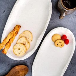 Stehlen White Melamine Serving Platter - Set of 2-12