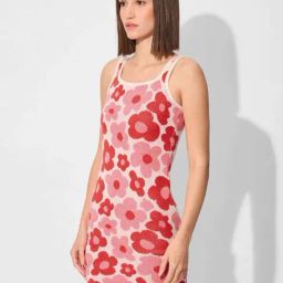 The Souled Store Pink Printed Dress-picture-7