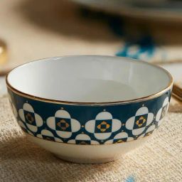 India Circus By Krshna Mehta Multi Bone China Printed Dinnerware, Bowls-35