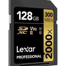 Lexar Professional 2000X LSD2000128G-BNNNG 128GB SDXC UHS-II/U3 Memory Card image 2