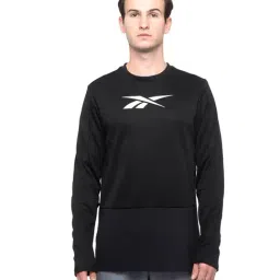 Reebok Black TS Crew Printed Sweatshirt-picture-29