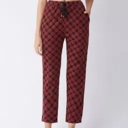 Miss Chase Red & Black Checks Pyjamas-picture-28