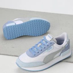 Puma Women's Future Rider Soft Blue Sneakers-image-41