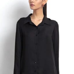 SHAYE Black Regular Fit Shirt-image-71