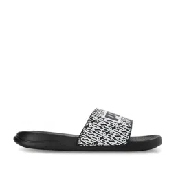 Puma Men's Popcat 20 Mono Black & White Slides-image-6
