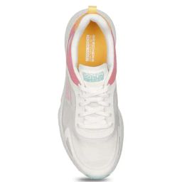 Skechers Women's GO RUN PULSE - OPERATE White Hot Pink Running Shoes image 4