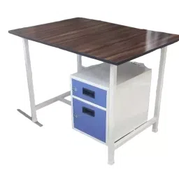 A ONE HOSPICARE Powder Coated Mild Steel Office Desk with Novapan Top, AOH - 191 (B)-11