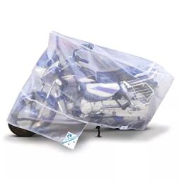 TUFFPAULIN Automobile Covers-Transparent Bullet-Wrap Waterproof XL Bike Cover-31