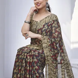 KALINI Poly Chiffon Saree-image-75