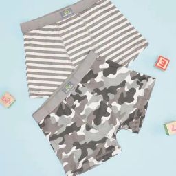 Pantaloons Junior Boys Multicolor Cotton Camouflage Innerwear-image-83