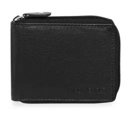 Swiss Eagle Black Leather Zip Around Wallet-picture-30